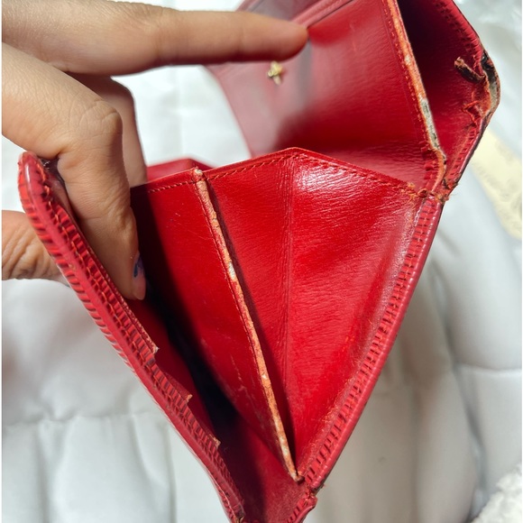 LV Red Epi Long Wallet - Picture 6 of 14